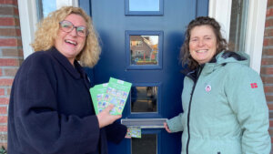 Meer dan 2000 nieuwjaarskaarten bezorgd!